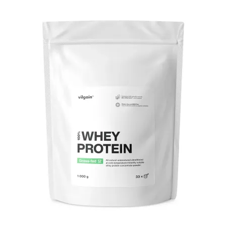 Grass-Fed Whey Protein – z mléka krav krmených trávou z udržitelných britských chovů bez příchutě