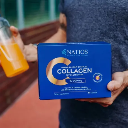NATIOS Collagen Premium Joint Complex, Komplex na klouby, 10 000 mg, 30 sáčků krabička