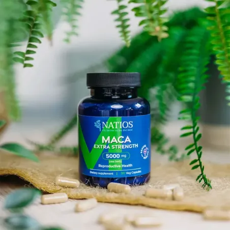 NATIOS Maca Extract, 5000 mg, Extra Strength obal