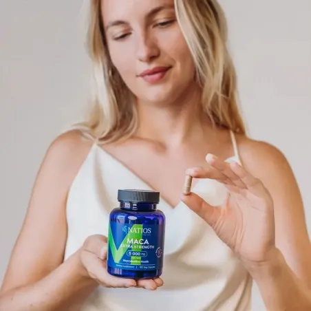 NATIOS Maca Extract, 5000 mg, Extra Strength kapsle