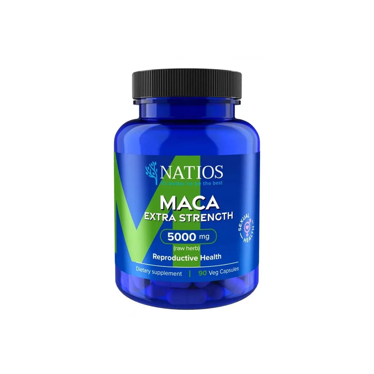 NATIOS Maca Extract, 5000 mg, Extra Strength