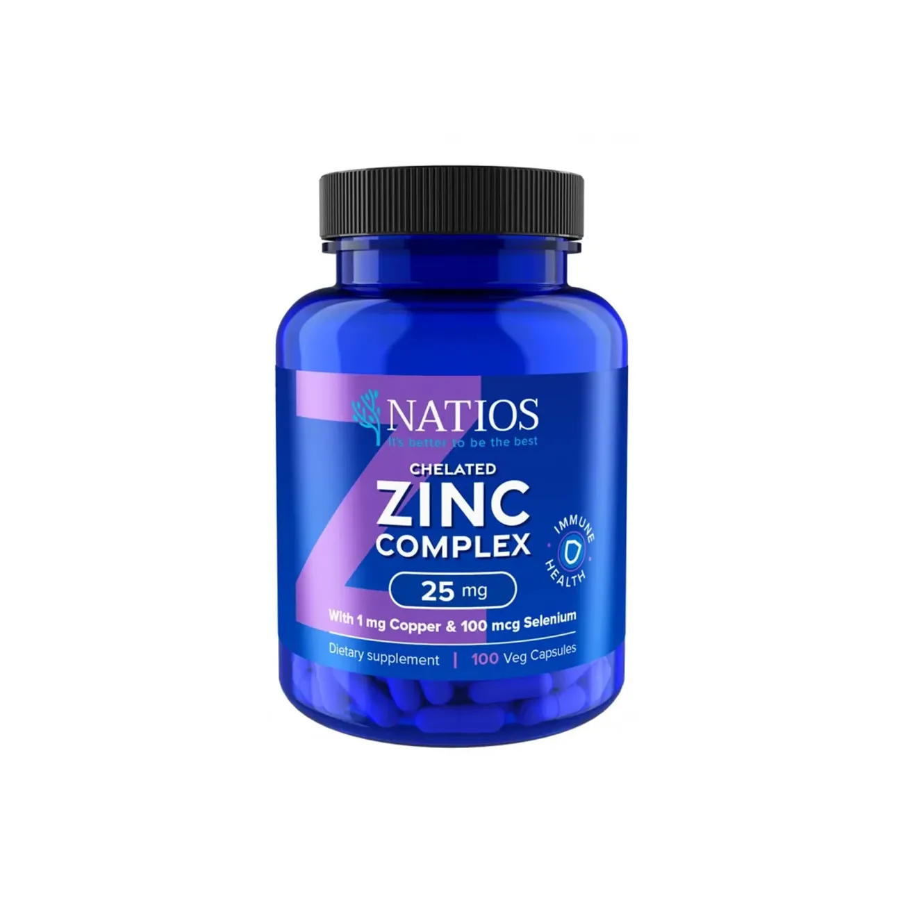 Zinc Chelated Complex, Zinek, selen a měď, 25 mg