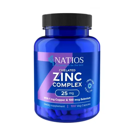 Zinc Chelated Complex, Zinek, selen a měď, 25 mg