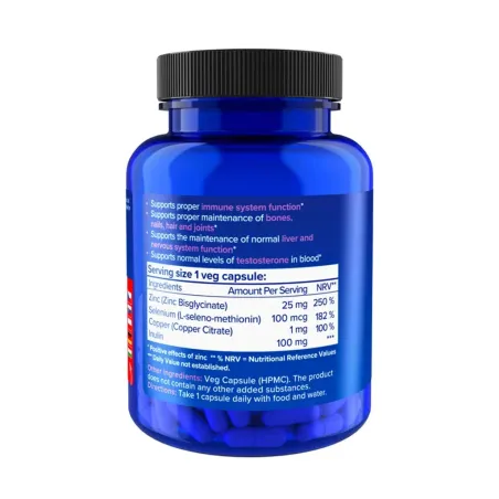 Zinc Chelated Complex, Zinek, selen a měď, 25 mg složení