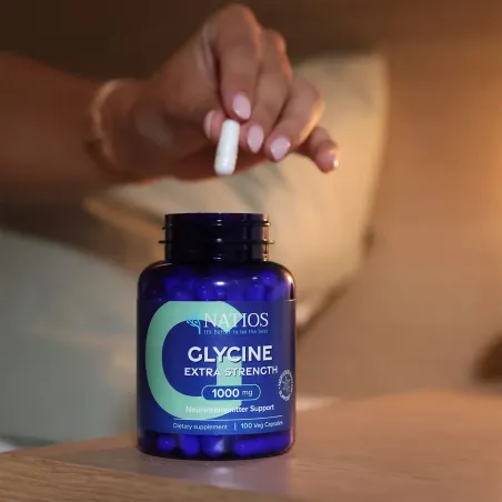 Glycine Extra Strength, 1000 mg velikost kapsle