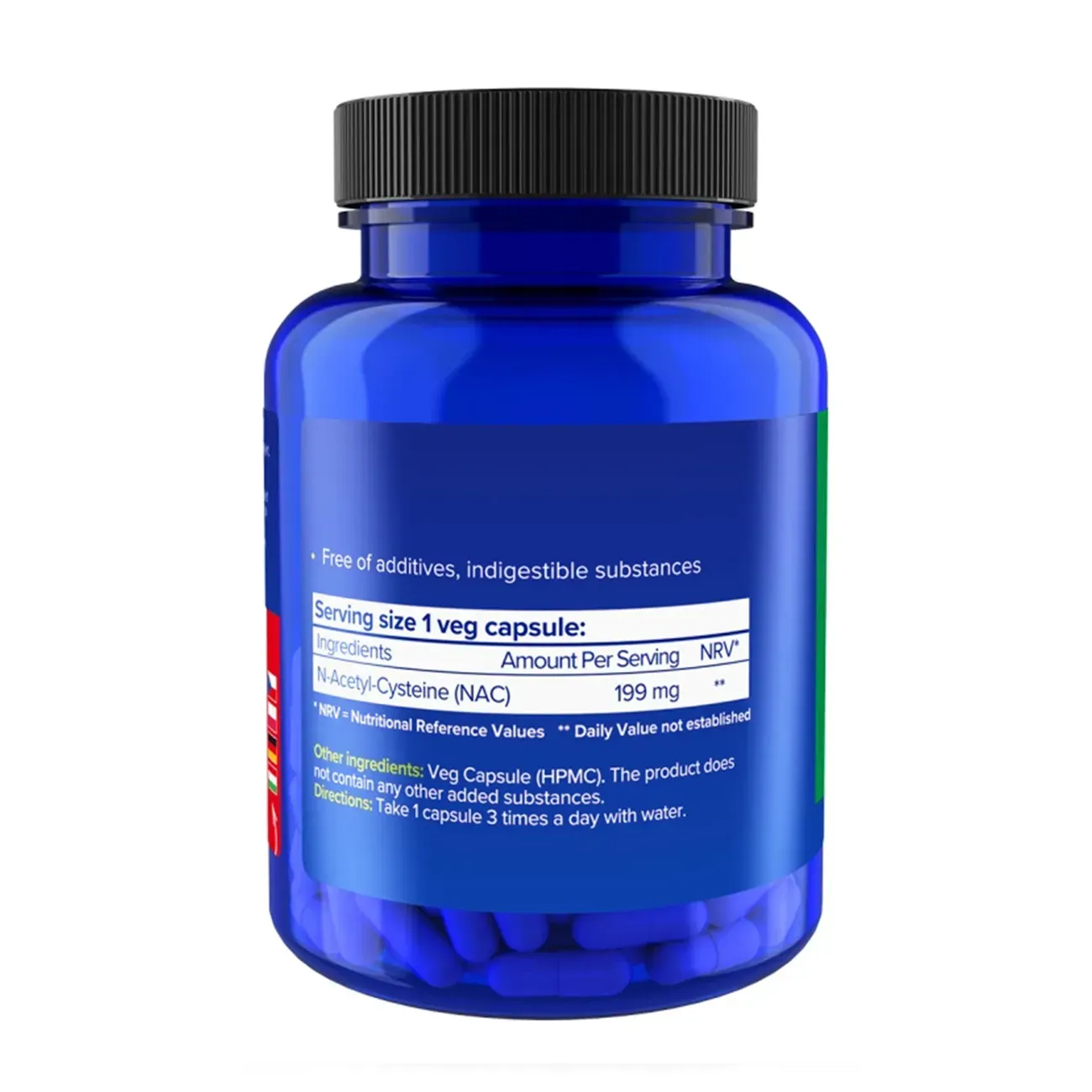 NATIOS N-Acetyl Cysteine, NAC, 199 mg složení