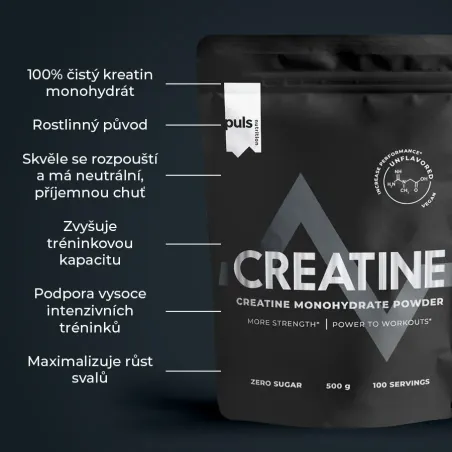 Creatine Monohydrate 500g účinky