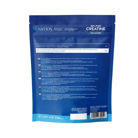 Natios Kreatin Monohydrát, Neochucený, 500 g složení