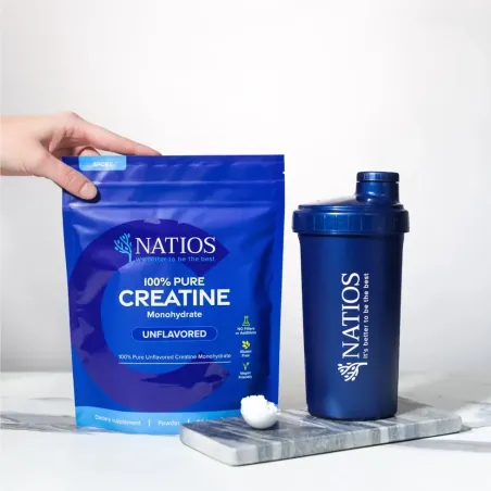 Natios Kreatin Monohydrát, Neochucený, 500 g obal