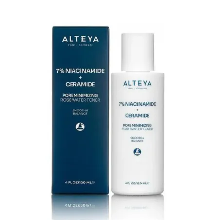 Tonikum na minimalizaci pórů s niacinamidem Alteya Organics krabička