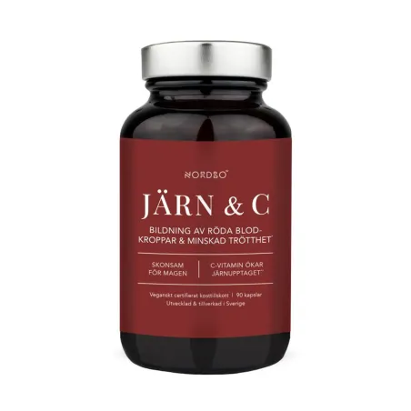 Železo a Vitamín C 90 kapslí