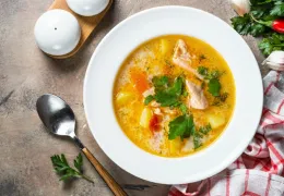 Norská smetanová polévka s lososem (Fiskesuppe)